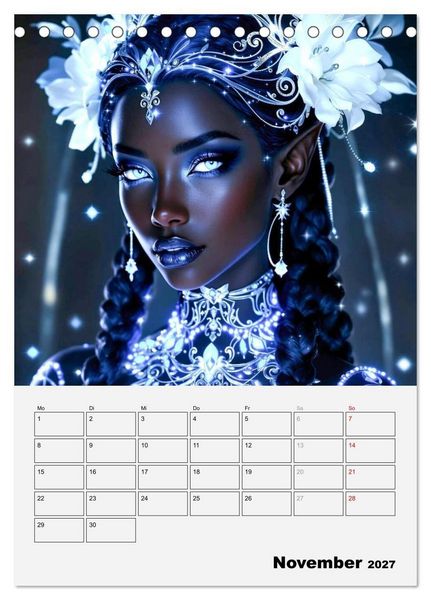 Produktbild: Herrscherinnen der Galaxien (Tischkalender 2027 DIN A5 hoch), CALVENDO Monatskalender