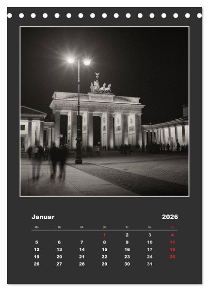Produktbild: Berlin - Portrait einer Stadt (Tischkalender 2026 DIN A5 hoch), CALVENDO Monatskalender