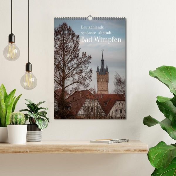 Produktbild: Deutschlands sch&ouml;nste Altstadt - Bad Wimpfen (Wandkalender 2027 DIN A3 hoch), CALVENDO Monatskalender