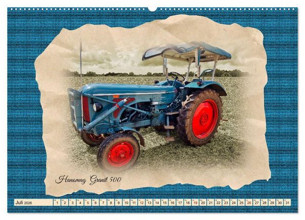 Produktbild: Hanomag Schlepper (hochwertiger Premium Wandkalender 2026 DIN A2 quer), Kunstdruck in Hochglanz