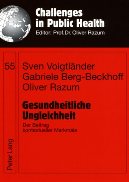 Produktbild: Gesundheitliche Ungleichheit