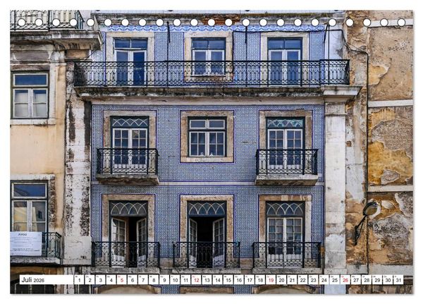 Produktbild: Bezauberndes Lissabon (Tischkalender 2026 DIN A5 quer), CALVENDO Monatskalender