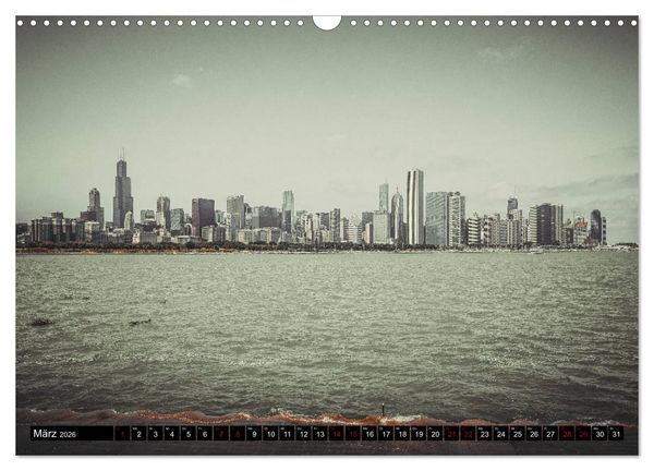 Produktbild: Metropole Chicago (Wandkalender 2026 DIN A3 quer), CALVENDO Monatskalender