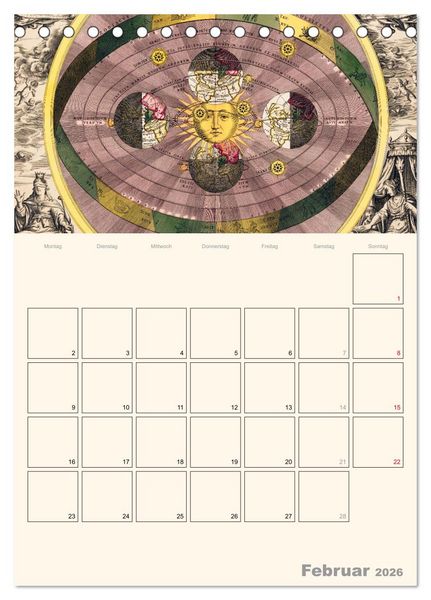 Produktbild: Zu den Sternen - mit Planerfunktion (Tischkalender 2026 DIN A5 hoch), CALVENDO Monatskalender