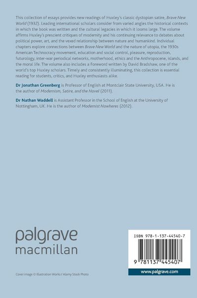 Produktbild: 'Brave New World': Contexts and Legacies