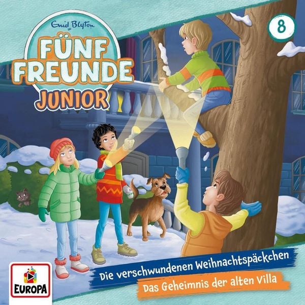 Fünf Freunde Junior 08: Die verschwundenen Weihnachtspäckchen / Das Geheimnis der alten Villa - Enid Blyton, CD, 0198028185721