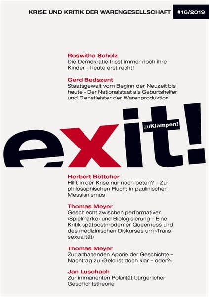 Produktbild: Exit! Krise und Kritik der Warengesellschaft