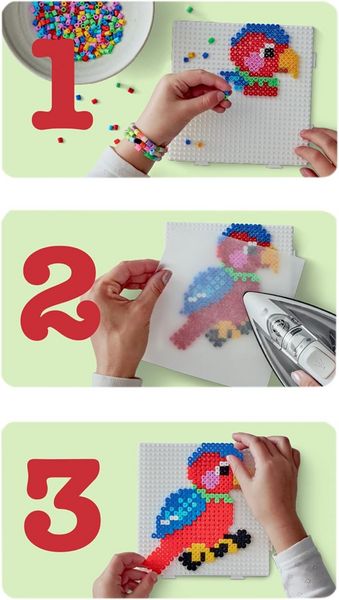 Produktbild: Hama 3257 - Geschenkpackung Weltraum mit 2 Stiftplatten und ca. 2500 Midi-Bügelperlen und Zubehör