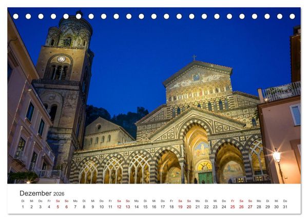 Produktbild: Malerische Amalfik&uuml;ste (Tischkalender 2026 DIN A5 quer), CALVENDO Monatskalender