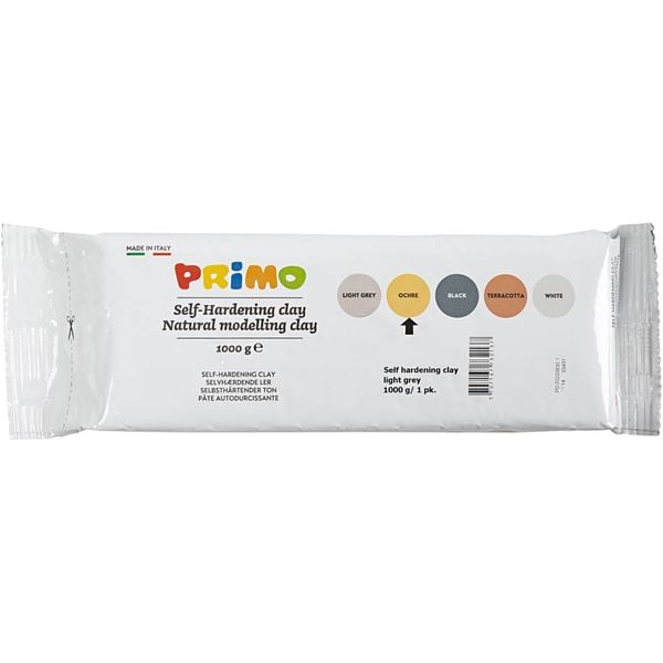 Produktbild: Creativ Company Selbsth&auml;rtender Ton, Ockergelb, 1000 g