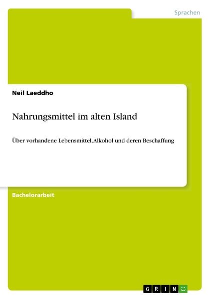 Produktbild: Nahrungsmittel im alten Island