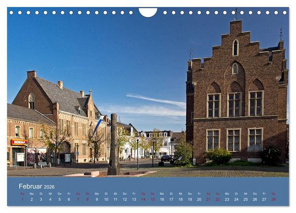 Produktbild: ERFTSTADT - Burgen und B&uuml;rgerh&auml;user (Wandkalender 2026 DIN A4 quer), CALVENDO Monatskalender