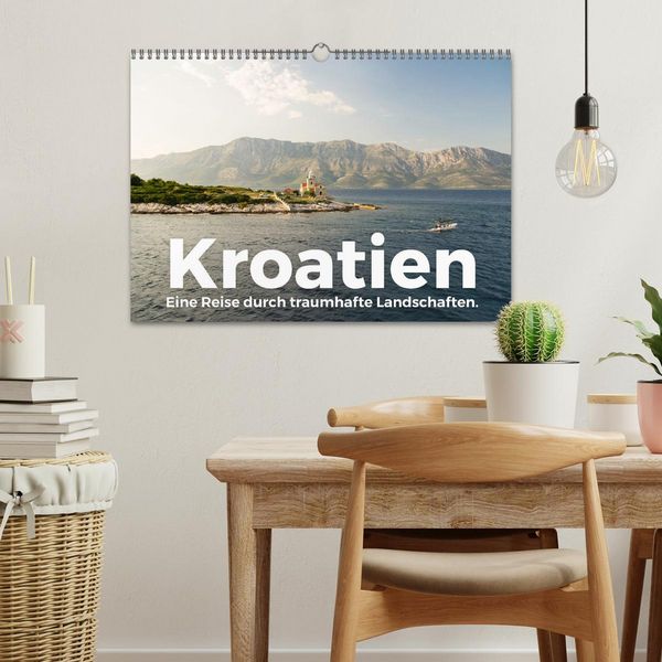 Produktbild: Kroatien - Eine Reise durch traumhafte Landschaften. (Wandkalender 2026 DIN A3 quer), CALVENDO Monatskalender