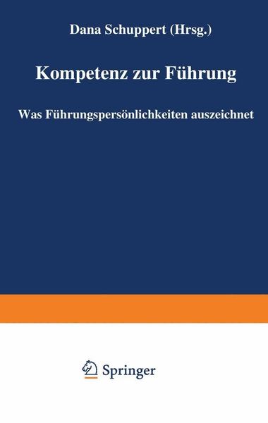 Produktbild: Kompetenz zur F&uuml;hrung