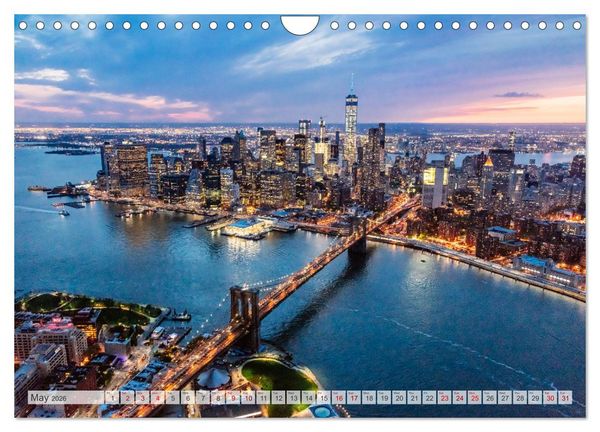Produktbild: World Cities - Iconic skylines and sights (Wall Calendar 2026 DIN A4 landscape), CALVENDO 12 Month Wall Calendar