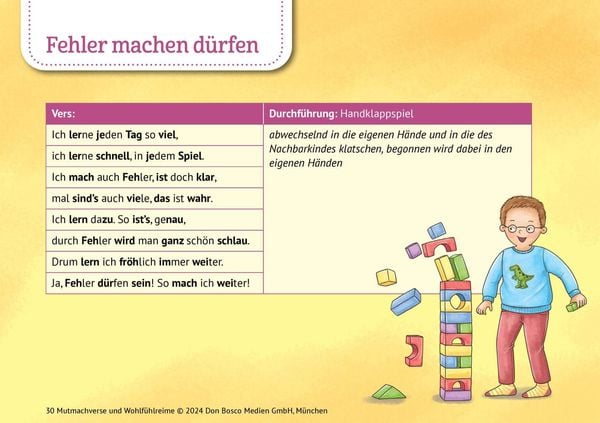 Produktbild: 30 Mutmachverse und Wohlf&uuml;hlreime