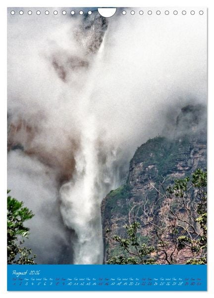 Produktbild: Angel Falls The tallest waterfall in the world (Wall Calendar 2026 DIN A4 portrait), CALVENDO 12 Month Wall Calendar