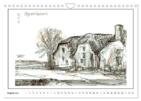 Produktbild: Rembrandt Landschaften wgVoigt (Wandkalender 2026 DIN A4 quer), CALVENDO Monatskalender