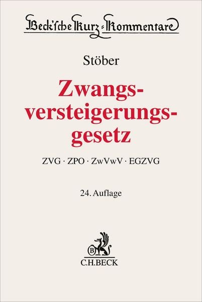 Produktbild: Zwangsversteigerungsgesetz. ZVG
