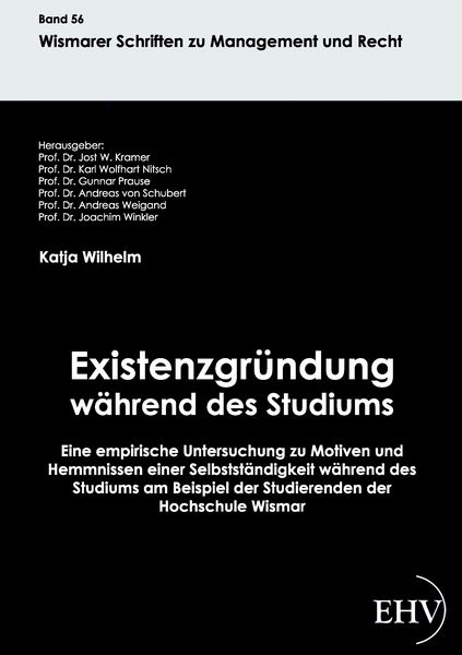 Produktbild: Existenzgr&uuml;ndung w&auml;hrend des Studiums