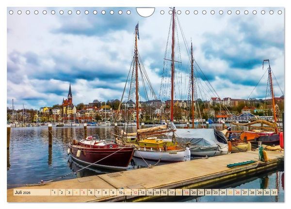 Produktbild: Sch&ouml;ne H&auml;fen in Deutschland von Greetsiel bis Lindau (Wandkalender 2026 DIN A4 quer), CALVENDO Monatskalender