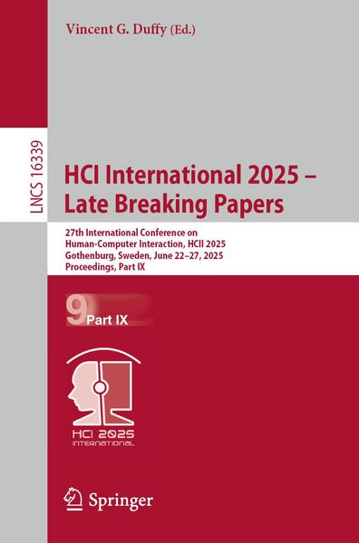 Produktbild: HCI International 2025 - Late Breaking Papers