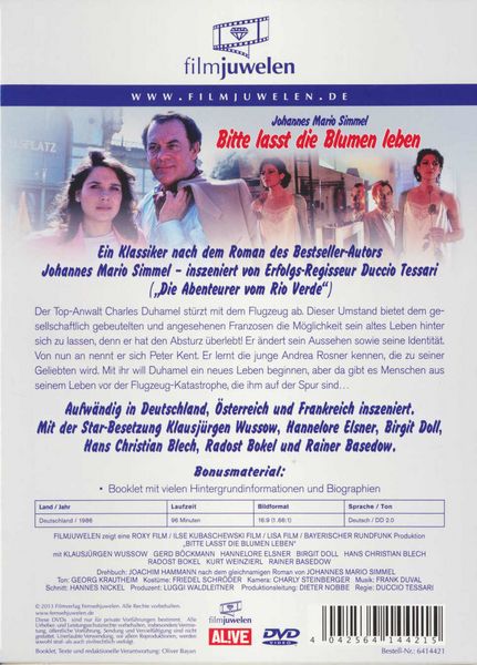 Produktbild: Bitte lasst die Blumen leben - Filmjuwelen