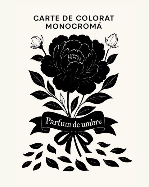 Produktbild: Carte de colorat monocrom&iquest; - Parfum de umbre