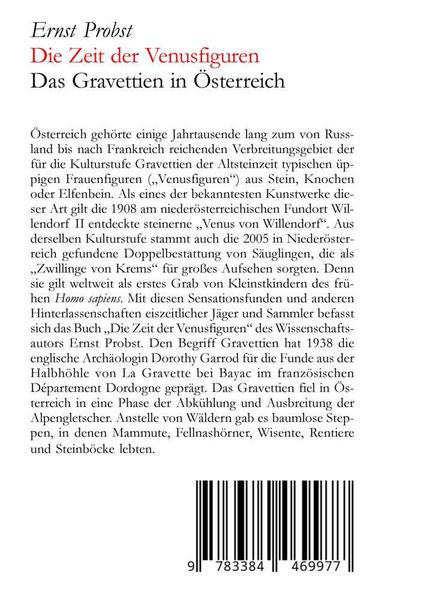 Produktbild: Die Zeit der Venusfiguren
