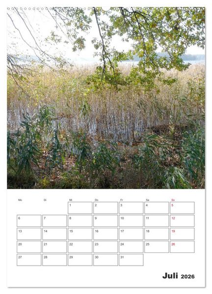 Produktbild: Rheinsberg mit Hafendorf (Wandkalender 2026 DIN A2 hoch), CALVENDO Monatskalender