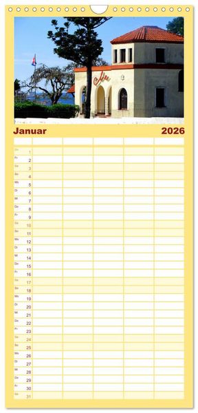 Produktbild: Familienplaner 2026 - CHE GUEVARA mit 5 Spalten (Wandkalender, 21 x 45 cm) CALVENDO