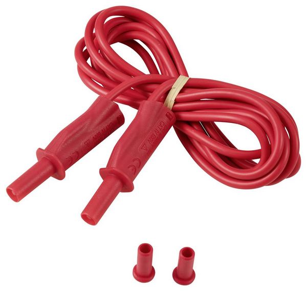Produktbild: VOLTCRAFT MSB-532 Messleitung 4mm 2m Rot 2,5mm&sup2; CAT IV 600V 32A