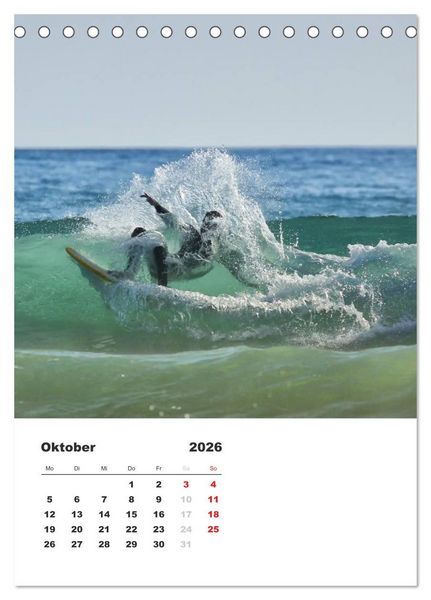 Produktbild: Abenteuer Wasser (Tischkalender 2026 DIN A5 hoch), CALVENDO Monatskalender