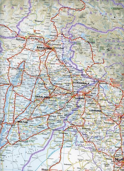 Produktbild: Reise Know-How Landkarte Indien (1:2.900.000) mit Nepal und Sri Lanka