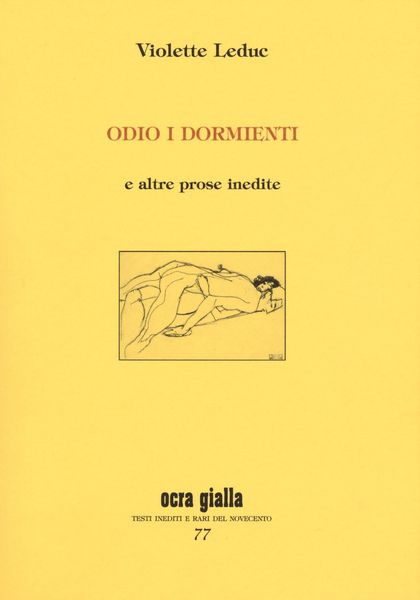 Produktbild: Odio i dormienti e altre prose inedite