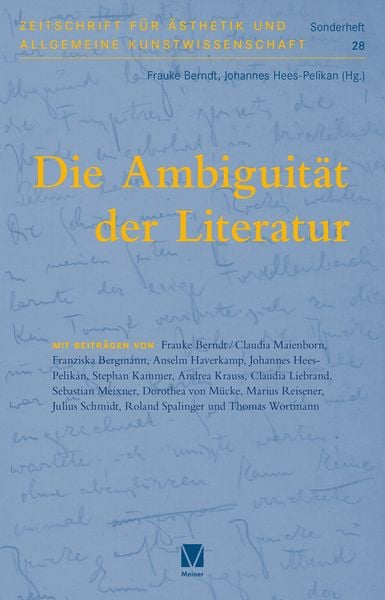 Produktbild: Die Ambiguit&auml;t der Literatur