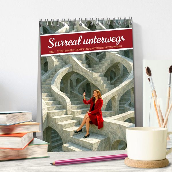 Produktbild: Surreal unterwegs (Tischkalender 2027 DIN A5 hoch), CALVENDO Monatskalender