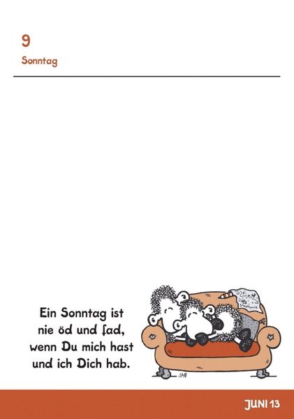 Produktbild: Sheepworld Terminkalender A6 2013