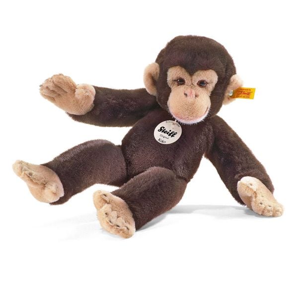Steiff 064722 - Koko Schimpanse, braun, Webpelz, 35 cm