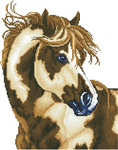 Produktbild: DIAMOND DOTZ - Diamond Painting Wildpferd