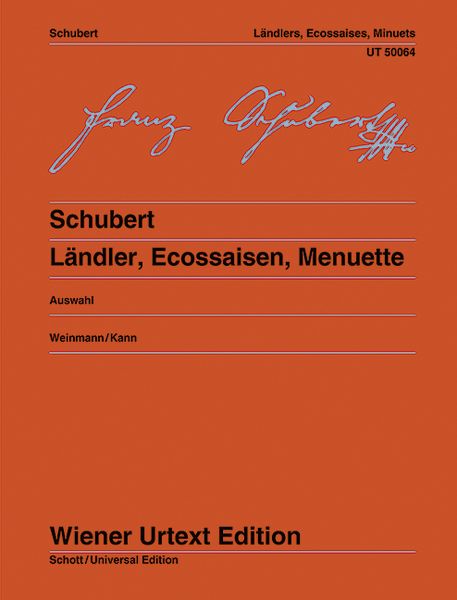 Produktbild: Schubert, F: L&auml;ndler, Ecossaisen, Menuette