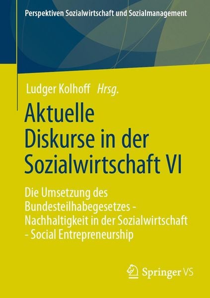Produktbild: Aktuelle Diskurse in der Sozialwirtschaft VI