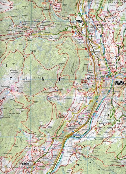 Produktbild: Brixen/Bressanone, Bassa Pusteria Wander/Radkarte