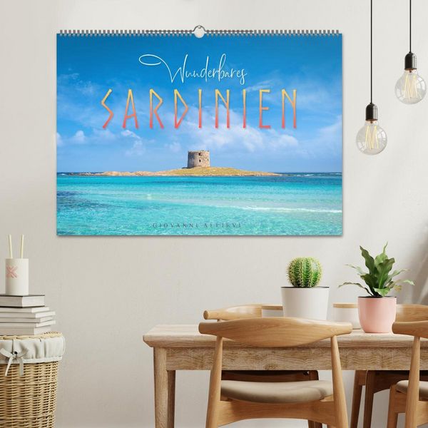Produktbild: Wunderbares Sardinien (Wandkalender 2026 DIN A2 quer), CALVENDO Monatskalender