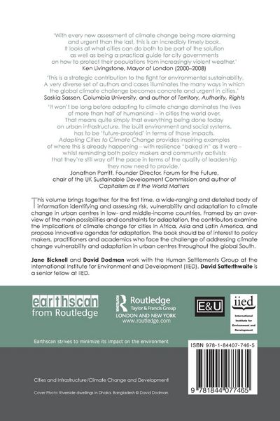 Produktbild: Adapting Cities to Climate Change