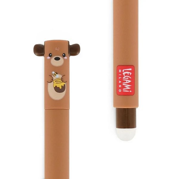 Legami Löschbarer Gelstift - Erasable Pen, Teddy Bär