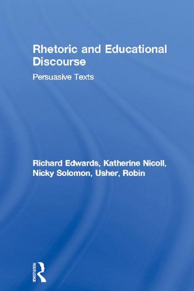 Produktbild: Rhetoric and Educational Discourse
