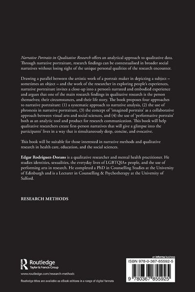 Produktbild: Narrative Portraits in Qualitative Research