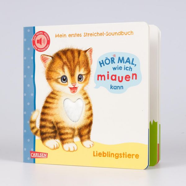 Produktbild: H&ouml;r mal, wie ich miauen kann (Mein erstes Streichel-Soundbuch 2)