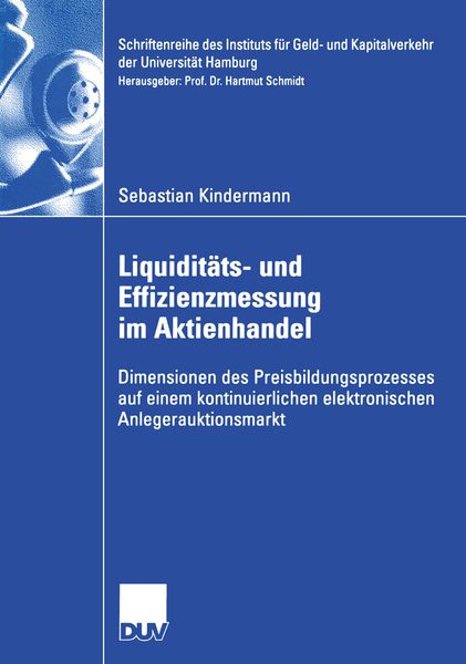 Produktbild: Liquidit&auml;ts- und Effizienzmessung im Aktienhandel